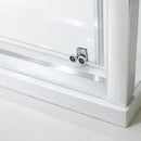 Box Doccia 3 Lati 1 Anta Scorrevole In Cristallo Trasparente 6mm H185 Fosterberg Kolding Trio Varie Misure
