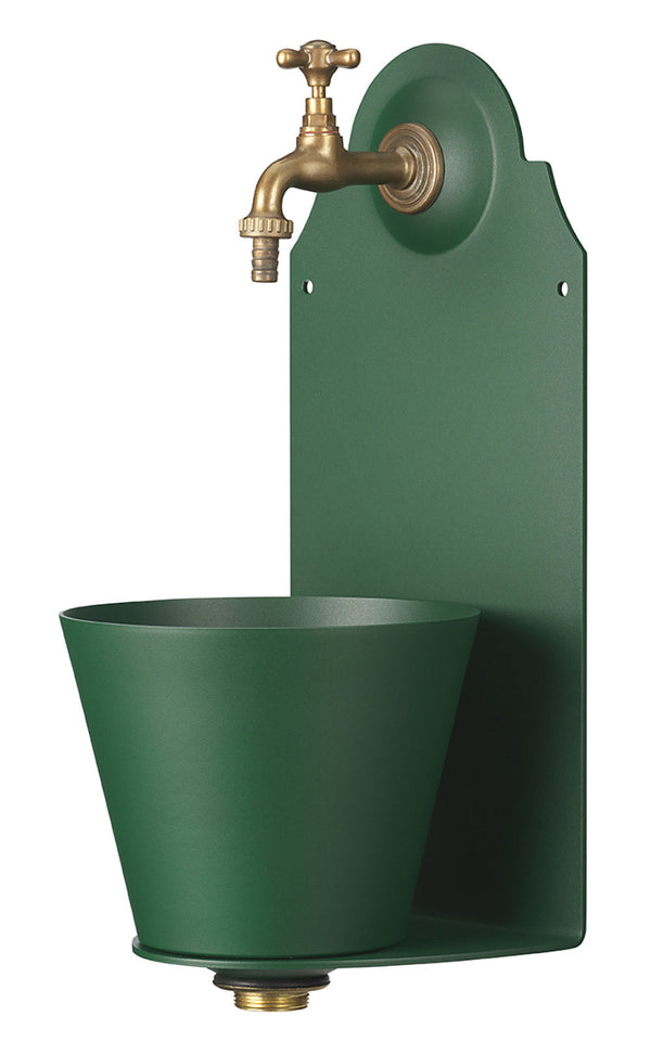 prezzo Fontaine murale de jardin avec robinet vert Belfer 42/PR