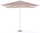 Parasol de jardin 3x2m en aluminium et polyester de jardin gris