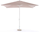 Ombrellone da Giardino 3x2 m Palo Ø38 mm in Alluminio e Poliestere Garden Grigio