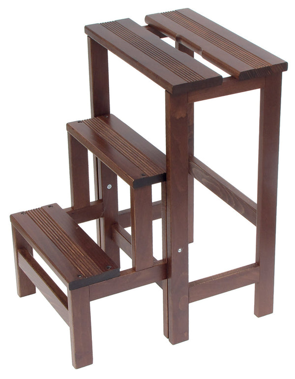 acquista Tabouret échelle 60x40x46 cm en bois de noyer