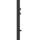 Doccia da Giardino ad Acqua Fredda in Alluminio Temporizzata con Lavapiedi Sined Luna Timer P Nero 