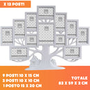 Cornice Portafoto Forma Albero della Vita 12 Posti 82 x 59 x 2 cm Idea Regalo