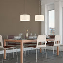 Lampada a Sospensione da Interno  E27 in Metallo Nickel Opaco