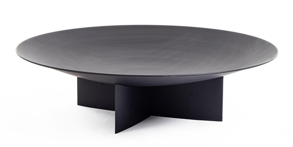 Braciere da Giardino Ø100x27 cm in Acciaio Nebraska Nero acquista