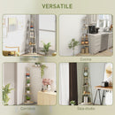 Libreria Angolare a 5 Ripiani 37,5x37,5x160 cm Struttura Pieghevole Colore Legno   