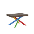 Tavolo Allungabile 140-244x90x77 cm Volantis Noce Telaio 4B 