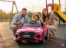 Macchina Elettrica per Bambini 12V Licenza Ufficiale Audi SQ8 E-Tron con Telecomando e Sedile Pelle Rosa