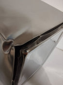 Cestino Gettacarte Posacenere 30,6x60x24,5 cm in Acciaio 17L per Interno Esterno Seconda Scelta