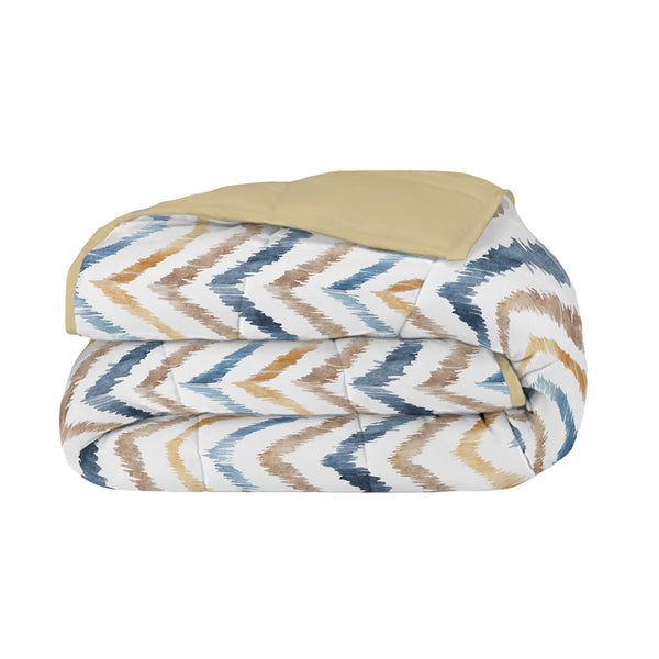 Couette Hiver 1 et Demi Imprimée en Microfibre 300gr Double Face Hippy sconto