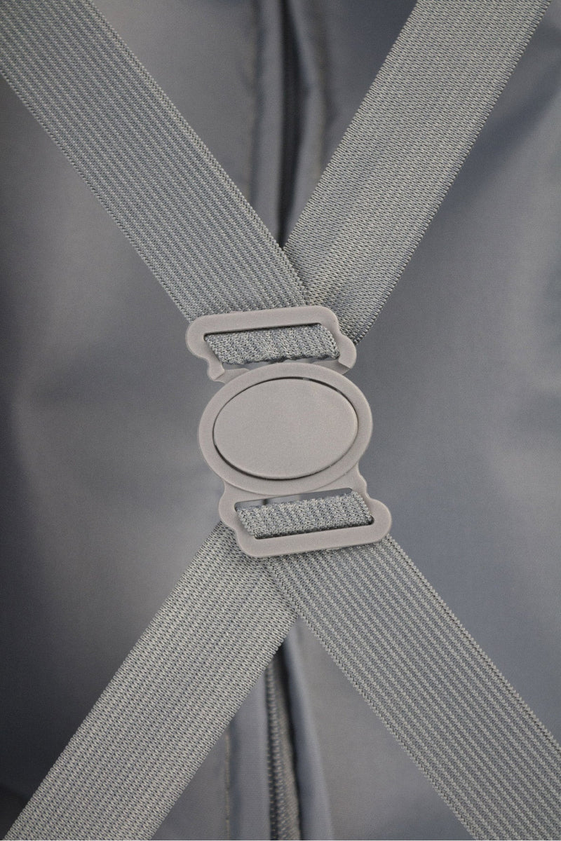 Trolley Valigia Bagaglio a Mano Rigida in ABS 4 Ruote Soriani Silver