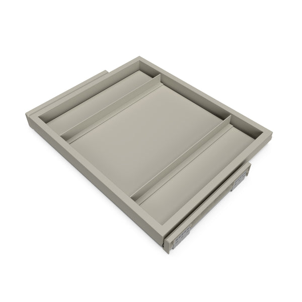 Kit Vassoio e Telaio per Armadio Regolabile 600 mm Emuca Grigio Pietra acquista