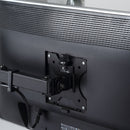 Doppio Supporto Monitor 13"-32" per Scrivania in Acciaio Nero