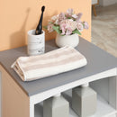 Mobiletto Bagno 3 Cassetti 40x33x80 cm in MDF Bianco