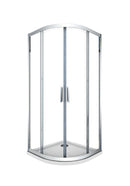 Box Doccia Semicircolare 2 Ante Scorrevoli in Cristallo 6mm Trasparente H190 Sailor Varie Misure