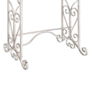 Portasciugamani Cècile 44x34x90 h cm in Acciaio Bianco