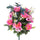 Set 2 Bouquet de Roses Artificielles avec Muguet Hauteur 43 cm Rose