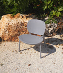 Sedia da Giardino 49x71x58,5 cm in Polipropilene Camilla Grigia