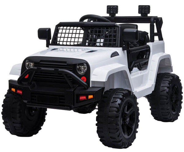 acquista Voiture Electrique Enfant Tout-Terrain 12V Kidfun Kansas Blanc