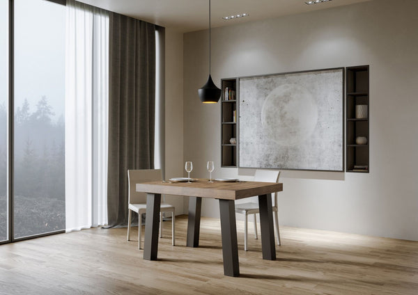 Table Bridge Fix noyer 130x90x77 cm online