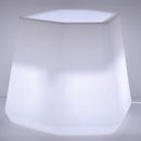 Vaso Luminoso da Giardino a LED 56x49x43 cm in Resina 5W Magnolia Bianco Freddo