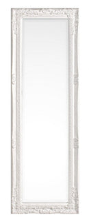 Specchio Miro con Cornice Bianco 42x132 in Legno