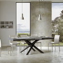 Tavolo Allungabile 130-390x90x77 cm Volantis Cemento