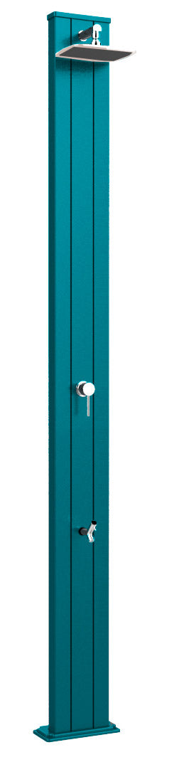 prezzo Doccia da Esterno Giardino Miscelatore e Lavapiedi Arkema Spring S Blu