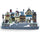 Village de Noël Ville de Noël 38x15x20 cm avec Lumières, Sons et Mouvement