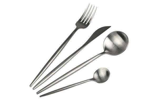 Ménagère Service 24 Pièces en Acier Argenté Mat VdE Tivoli 1996 Preciosa online