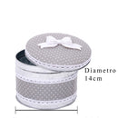 Set 4 Barattoli con Fiocco Ø 14 cm