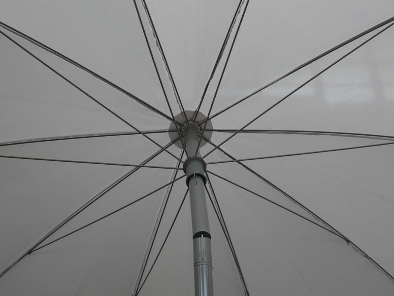 Ombrellone da Giardino Ø2,4 m Palo Ø33 mm in Acciaio Maffei Novara Grigio