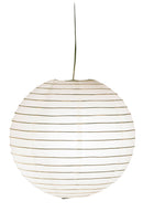 Lampada a Sospensione da Interno Attacco E27 in Carta Bianco