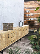 Mobile Benton 135x45x83 h cm in Legno Marrone