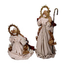 Natività tessuto bordeaux cm xh46