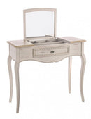 Consolle con Portagioie e Specchio Clarisse in Legno