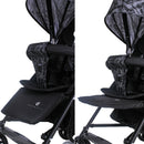 Passeggino Pieghevole per Bambini Barotti Zoom Nero/Grigio