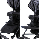 Passeggino Pieghevole per Bambini Barotti Zoom Nero/Grigio
