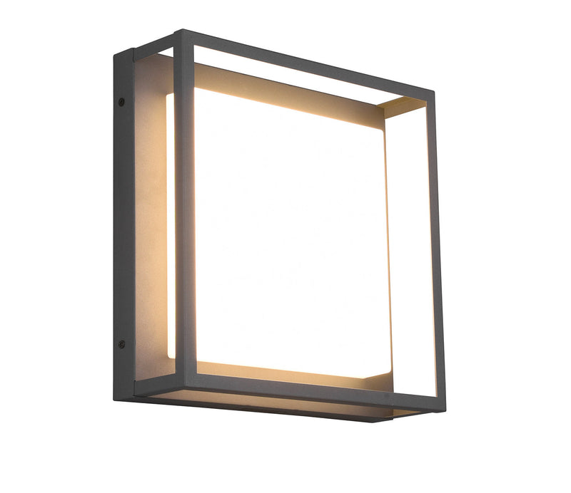 Plafoniera da Esterno a LED SMD in Metallo Antracite