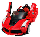 Macchina Elettrica per Bambini 12V con Licenza Ferrari la Rossa