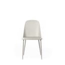 Set 4 Sedie 46x55xH80 cm in Polipropilene Tamara Grigio Chiaro