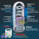 Purificatore d'Aria 25,5x25,5x70 cm Kooper Respiro 365