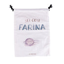 Sacchetto Farina 40x30 cm in Cotone VdE Tivoli 1996 Le Travisate Bianco