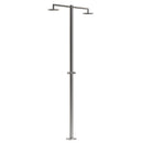 Doccia da Giardino ad Acqua Fredda in Acciaio Inox con 2 Soffioni Sined Ortro 2T  