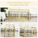 Gabbia per Cani 70x62 cm in Plastica e Filo di Acciaio
