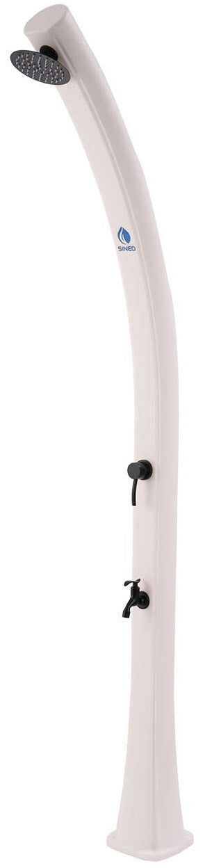 acquista Douche solaire de jardin 22L Sined Sole Bianca Mitigeur et lave-pieds
