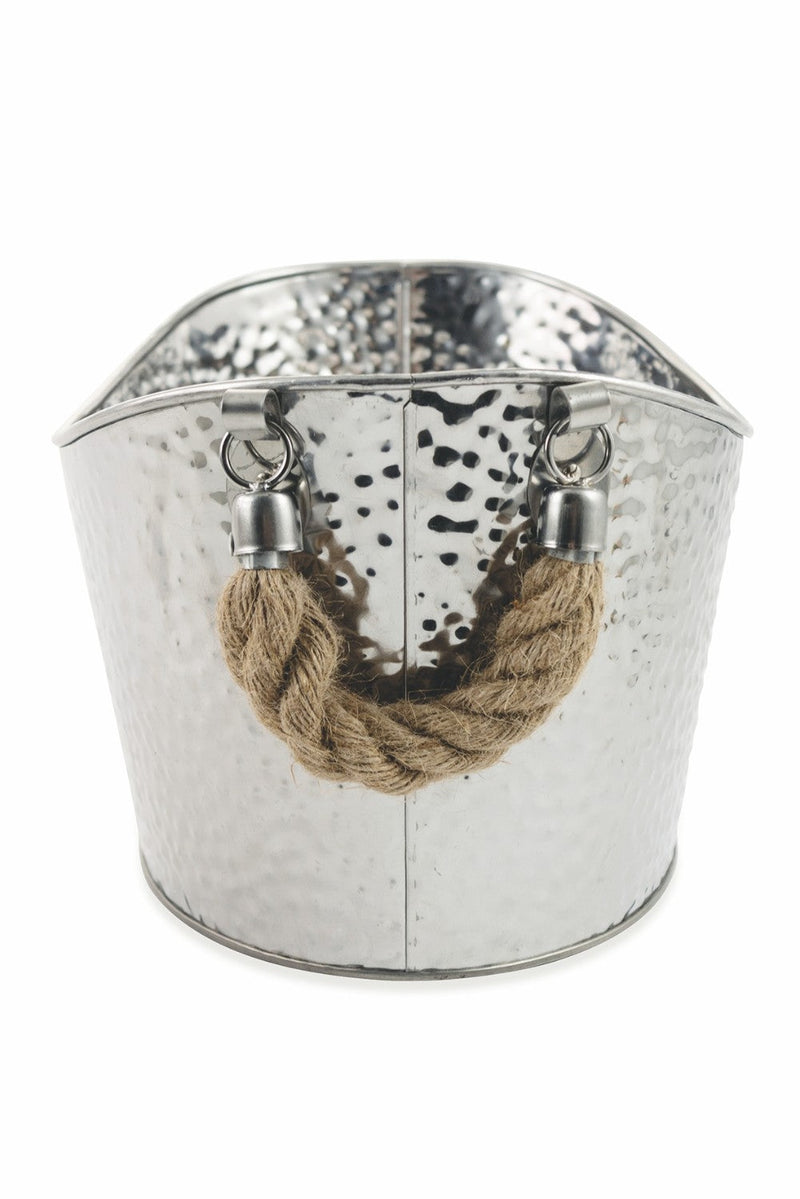 Secchiello Portabottiglie Champagne Ovale in Acciaio Soriani