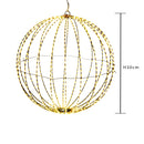 Palla Luminosa di Natale a Raggio con 500 Led Uso Esterno Ø30 cm 