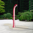 Doccia da Giardino Miscelatore e Lavapiedi Arkema Spring Plus Fascia Inox Dove Grey