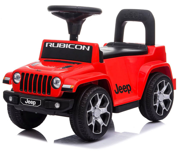 Voiture porteur sous licence Jeep Rubicon rouge pour enfants online
